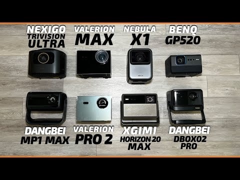 Ultimate 4K Laser Projector Review 2025: Valerion MAX, XGIMI, Nebula, Dangbei, Nexigo, BenQ
