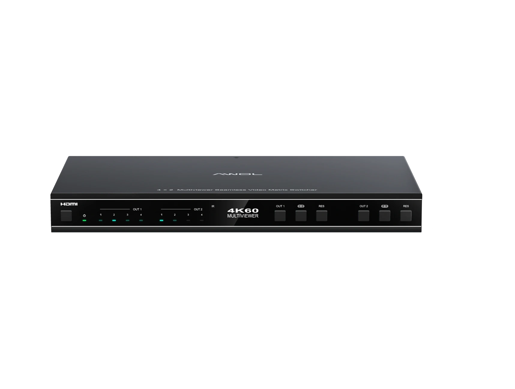 AWOL Valerion 4K60 4×2 Multiview Matrix Switcher